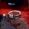 Anime Fate Stay Night Ring Black Saber Armour Cosplay Unisex Adjustable Opening Jewelry Rings Prop Accessories Halloween Gift 1