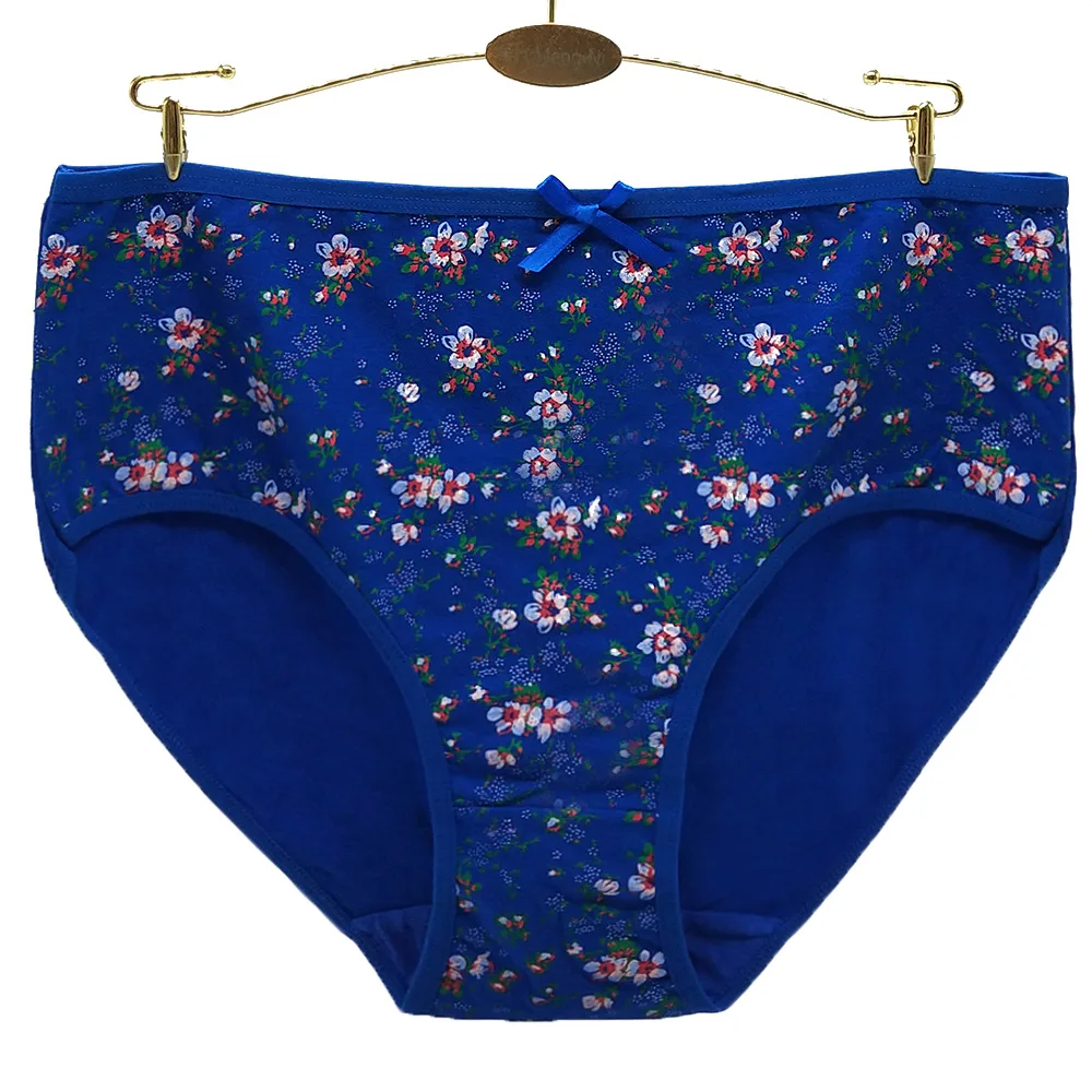 Cotton Mid Rise Womens Briefs - Soft Sexy Plus Size Panties 3 Pcs