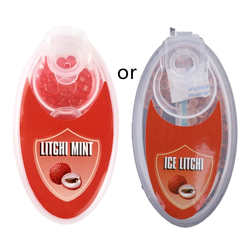 100 шт. микс фруктовый вкус ментоловые капсулы мятные бусины взрывные хлопки сигаретный фильтр-кисть шарик для держателя для