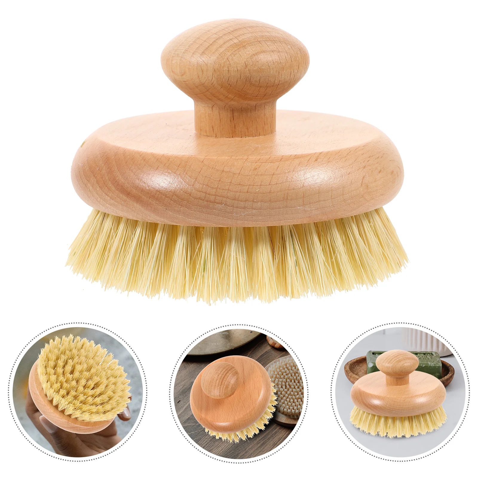 

Bath Brush Body Bathing Back Wash Cleaning Scrubber Tool Supply Handle Shower Tub for Massage