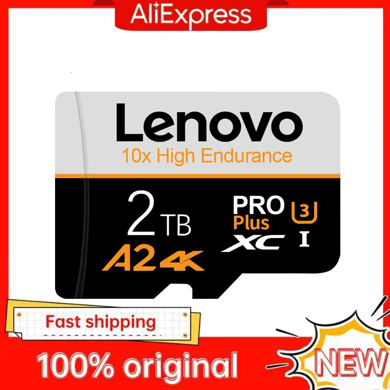 Lenovo 2Tb Sd Memory Card 64Gb 128Gb Sd/Tf Flash Card Mini Sd Card Uhs-1 Flash Memory Card Con Pacchetto Adattatore Sd Gratuito