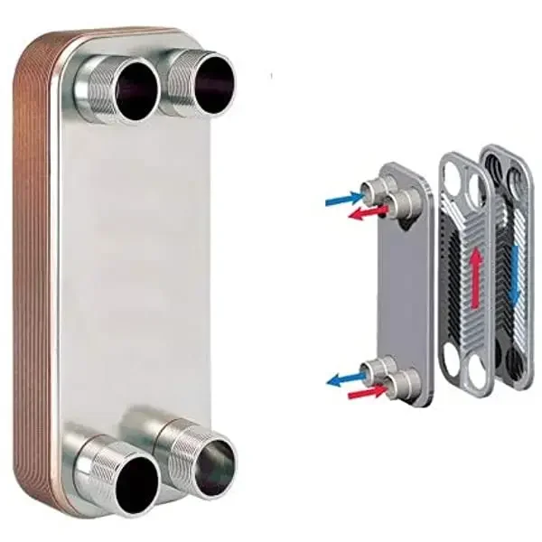 

Stainless steel brazed plate condenser and heat exchanger for industrial