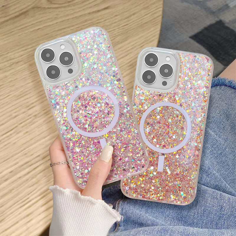 

Блестящий чехол для iPhone 11, 12, 13, 14 Pro Max, 5 шт.