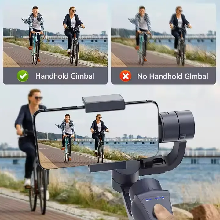 S5 Professional 3-Axis Handheld Gimbal Stabilizer for iPhone/Samsung/Xiaomi Anti-Shake Phone Holder for Smooth Video Recording