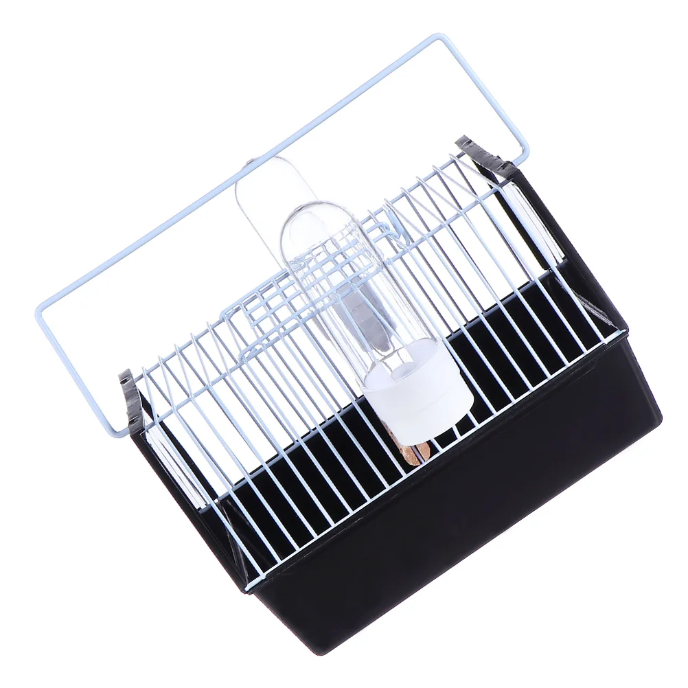 

Bird Cage Portable Feeding Portable Cage Small Cage Handheld Plastic Parrot Transport Portable Pet Suitcase Birds Supplies