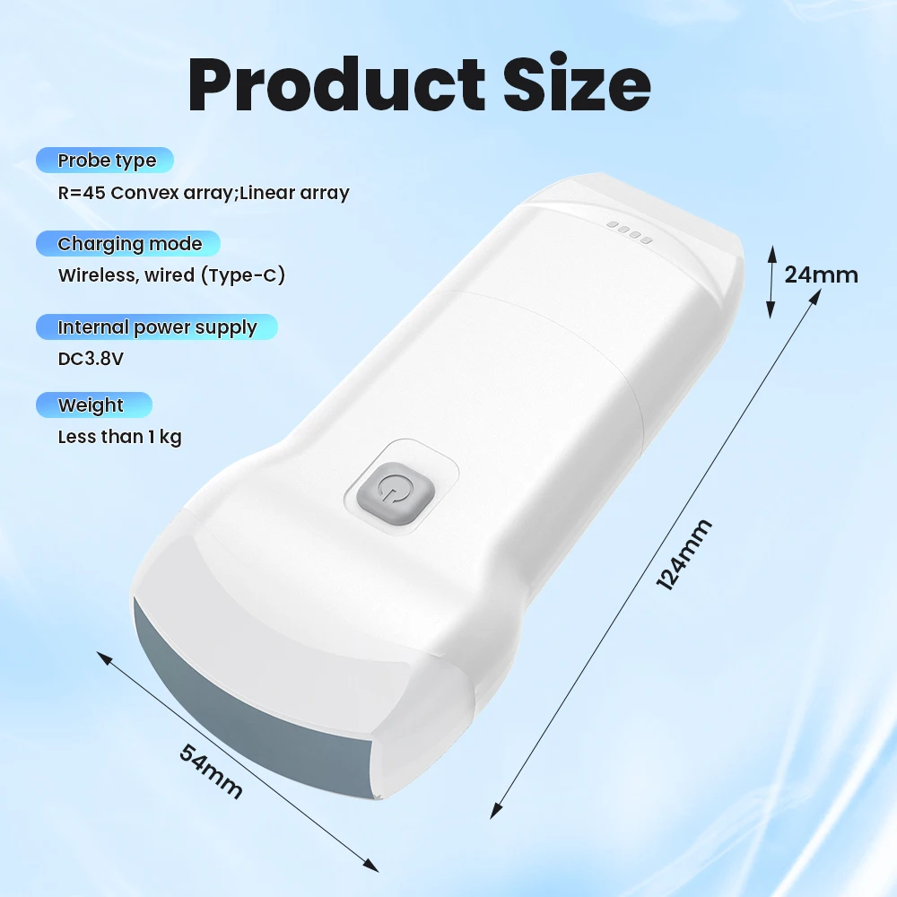 Wireless Veterinary Ultrasound Machine WIFI Ultrasound Scanner machine For Anima