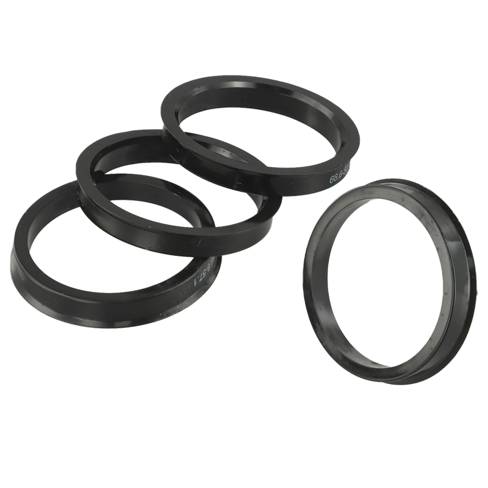 GoldenSunny Anillos Centrados En Buje De Aluminio De 66,6 A 57,1 Para