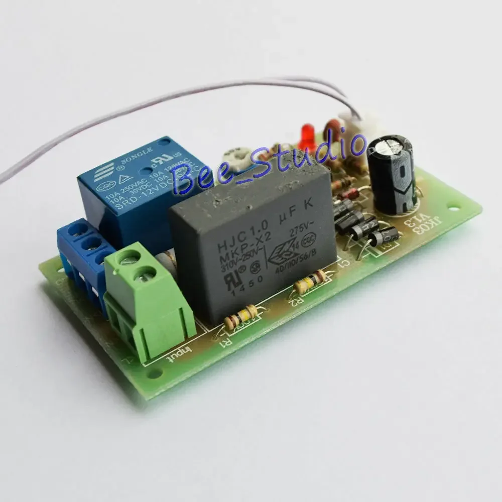 Versatile Adjustable Timer Relay Module with 0-5 Minute Delay (AC 220V-240V)