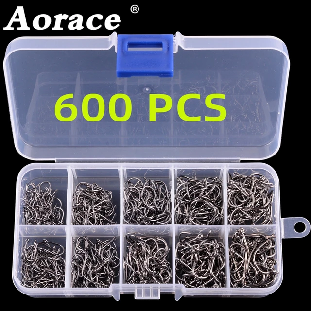 Aorace Fishing Hooks Set High Carbon Steel Sharp Durable Barbed Fishhook  Rock Fishing Equipment Gear Tackle Accessories with box - AliExpress