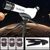 Children's Telescope for Kids 20-40X with Tabletop Tripod Science Experiment Moon Viewing Puzzle Teach Astronomy Beginners Toys 4