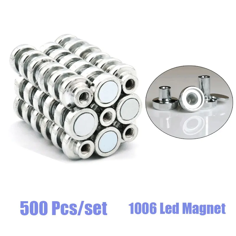 

500 Pcs Magnet Screws 1006 M3 for Indoor LED display modules With Screws LED Screen Module Magnetic Inside Thread Magnet Screw