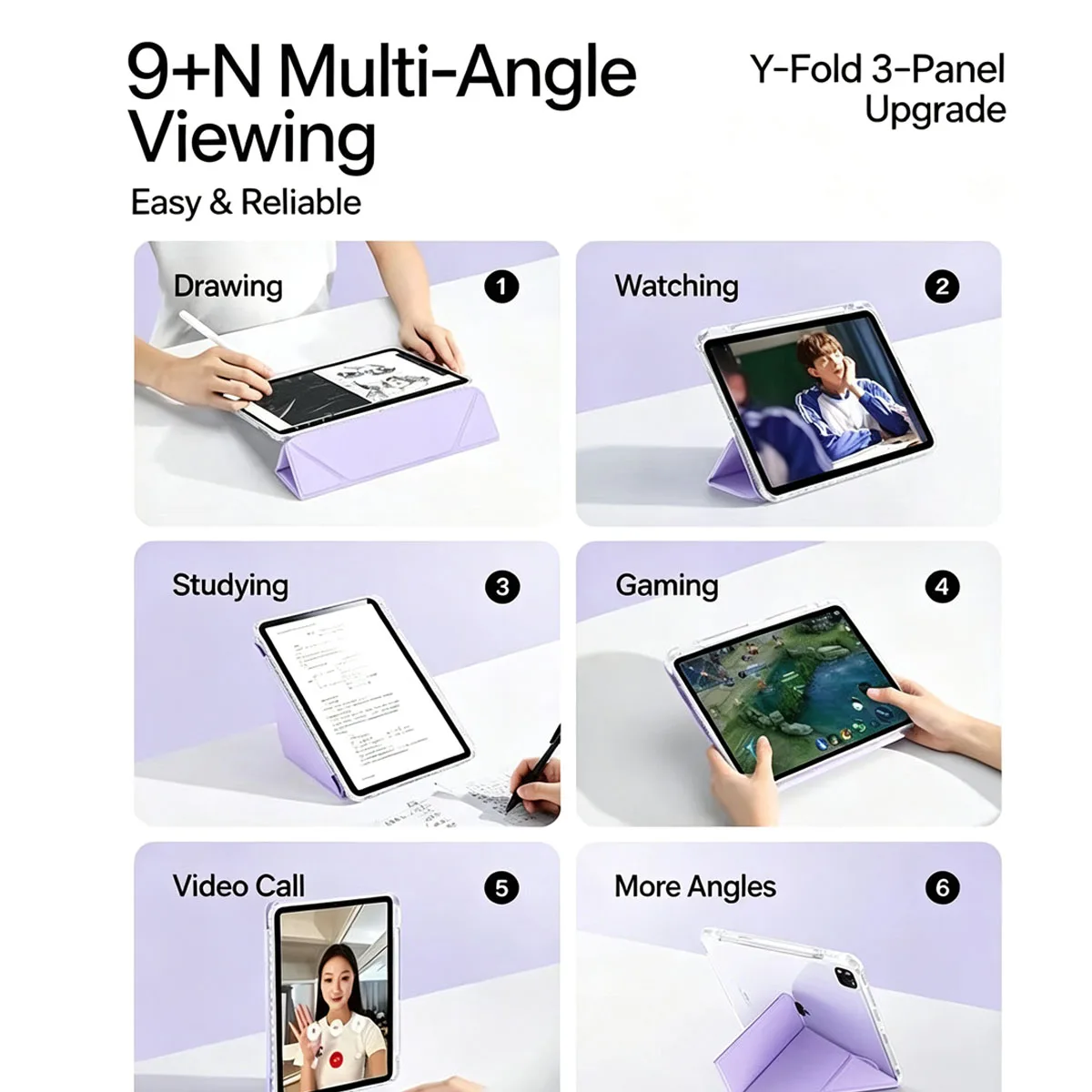 Enhanced Flip Clear Cover - Versatile and Stylish Protection