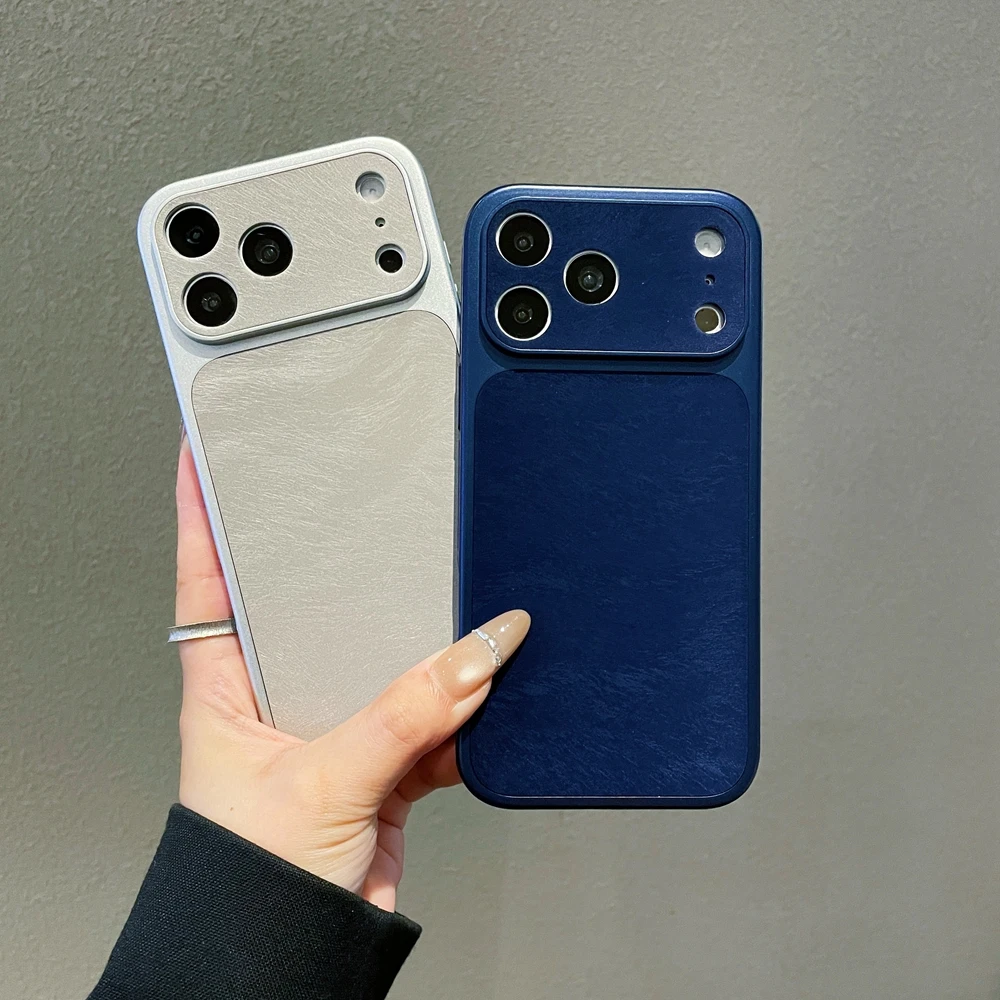 Luxury Velvet Phone Case with Camera Protection and Heat Dissipation