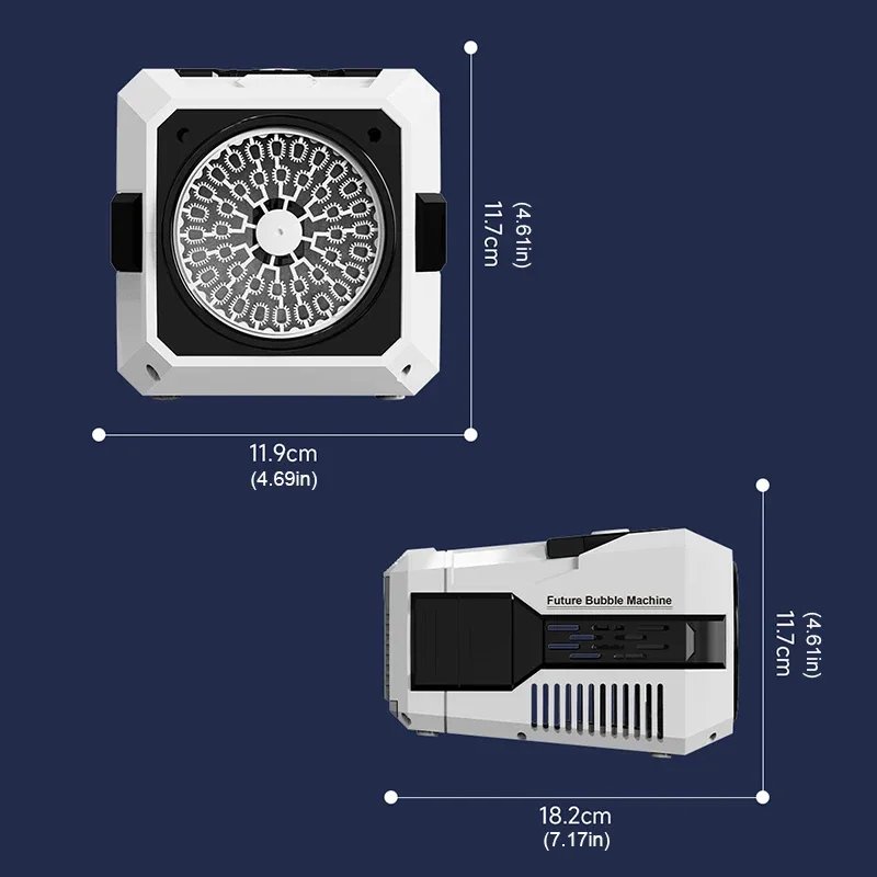 Bubble Gun Bubbles Machine Electric Soap Full Automatic Blowing Maker Lights Handheld Outdoor Games Park Wedding Toys for Kids