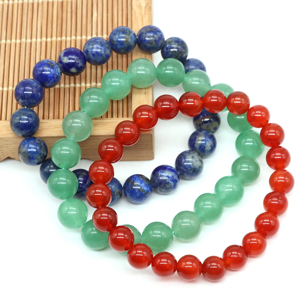 Natural Stone Rose Quartz Amazonite Amethyst Beads Round Loose Spacer Beads For Jewelry Making 4/6/8/10mm DIY Necklace Bracelets loose beads beads jewelry bead jewelry making loose spacer beads loose gemstone beads quartz beads