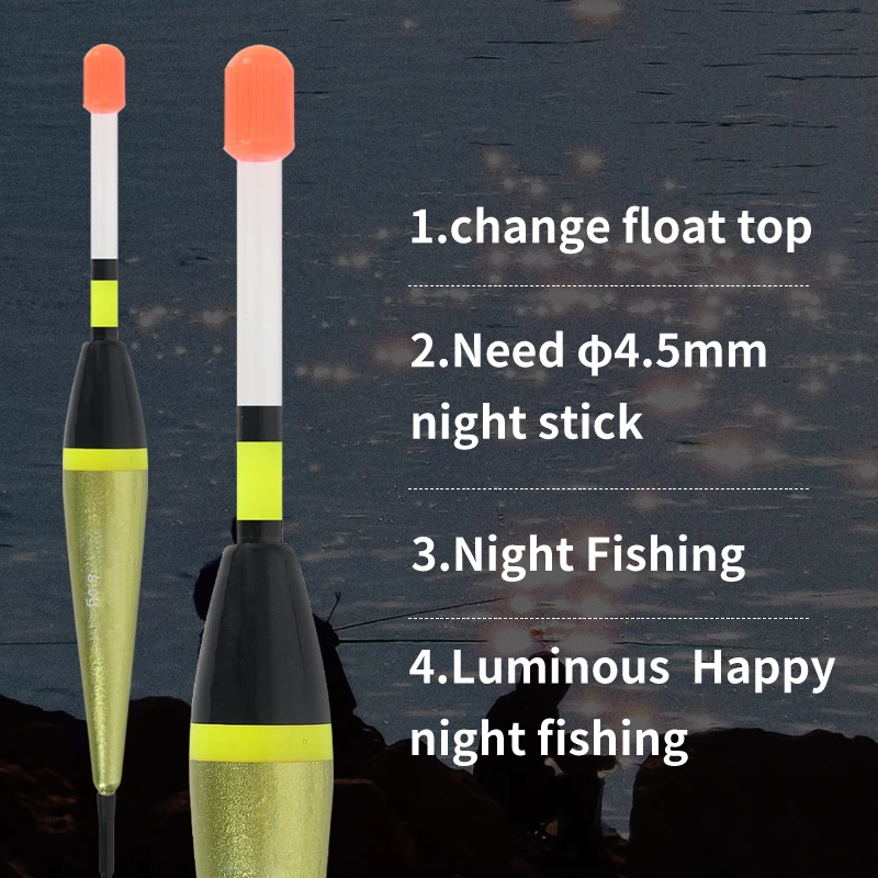 ORJD 3/5pcs Fishing Floats Bobber Quality Balsa Wood Floats Set