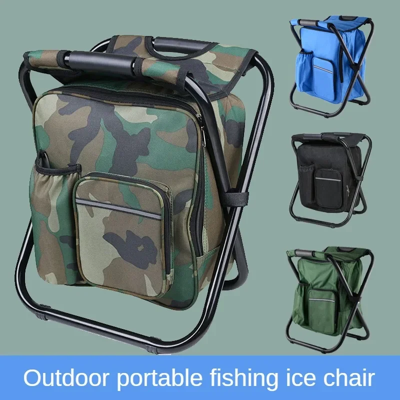 2-in-1 Folding Fishing Chair Bag, Fishing Backpack, Stool, Comfortable and  Wear-Resistant, Outdoor Mountaineering and Hunting Eq - AliExpress