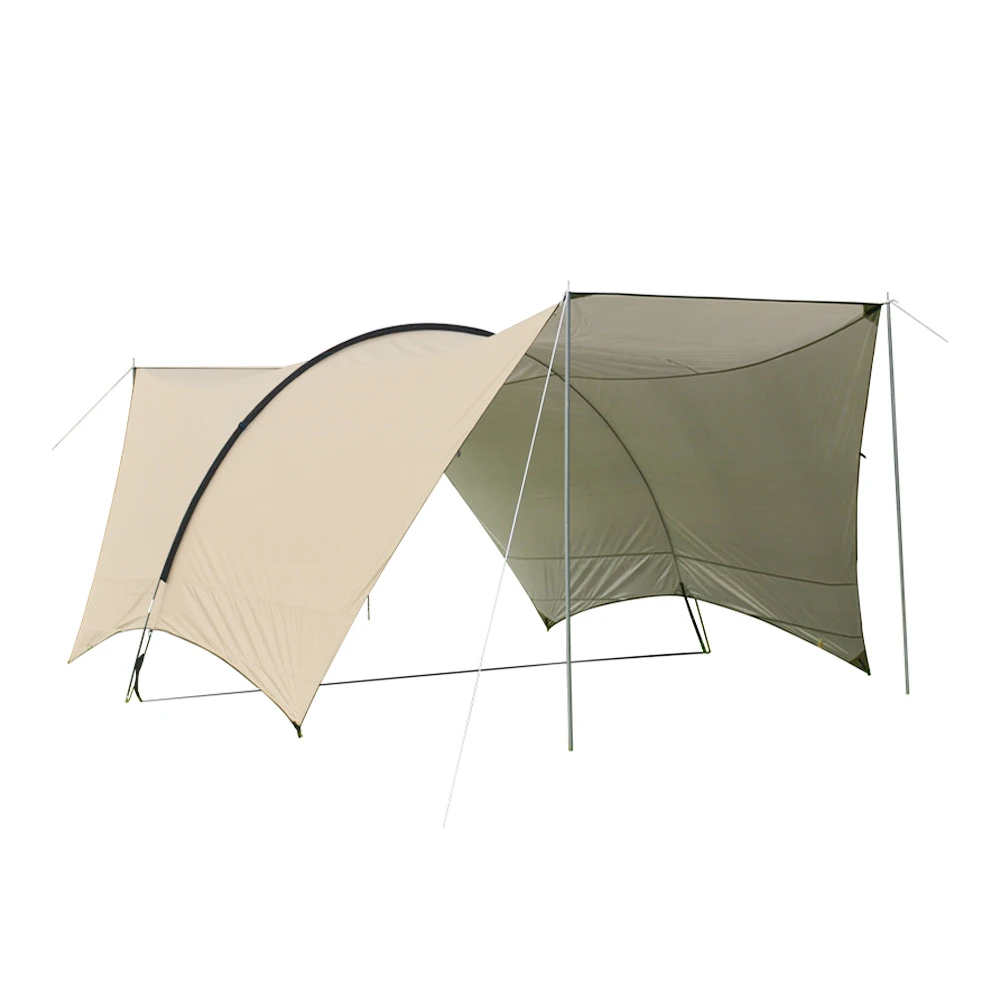 Grande Riparo A Cupola Da Campeggio Rifugio Antincendio Tipo Bull Shelter Tenda Oversize Habi Tarp Shelter Habitat Tunnel Type Camping Shelter