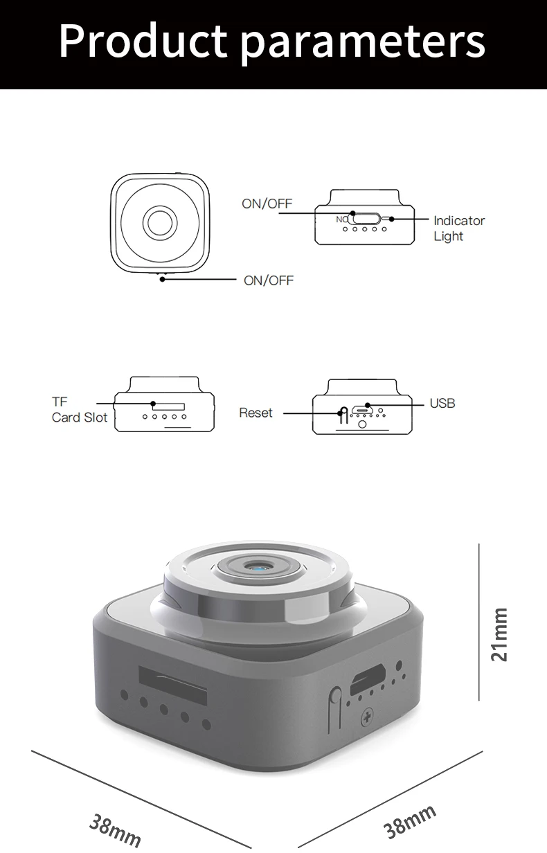Sf0ac9445daee46b9b4872675e24bd349n Mini Wifi Camera HD 1080P New Wireless Camcorder Home Security Motion Detection Nanny IP P2P Camera DVR Rechargeable Battery Cam Mallzona