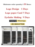 Personnalisation de cils, conception de logo privé, extensions de cils individuelles, OEM&ODM, vente en gros, étiquetage privé, 12/16 rangées 2