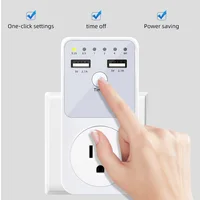 Surge Protector Socket EU US French Plug Voltage Relay Digital Timer Socket Switch 6 Hour 220V 230V Appliance Time Controler 2