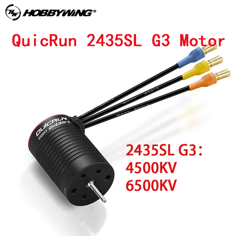 HOBBYWING QuicRun 2435SL G3 Motor 4500KV/6500KV for 1:18/1:16 Remote Control Car