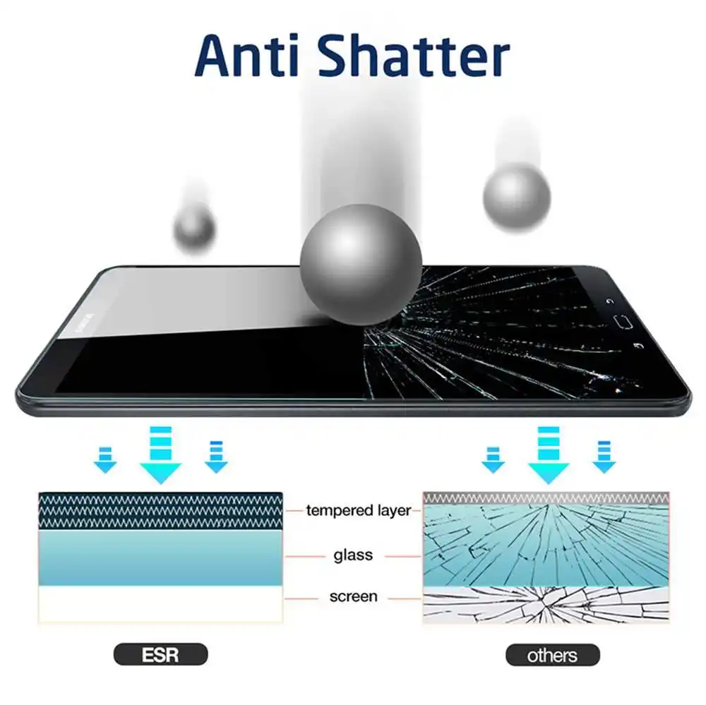 touch pen for android Anti-Burst Tempered Glass For Samsung Galaxy Tab S8 Plus 5G Ultra Screen Protector Front Film stickers tablet