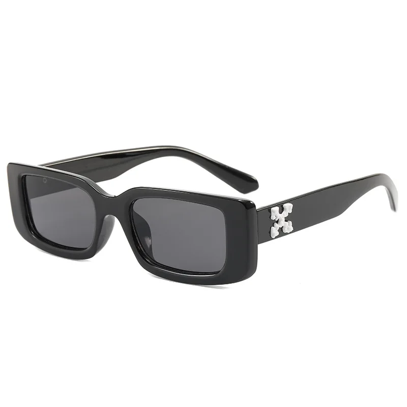 KIRVOS Retro-Sonnenbrillen 4er Set - Rechteck-Brille UV400 Schutz Unisex