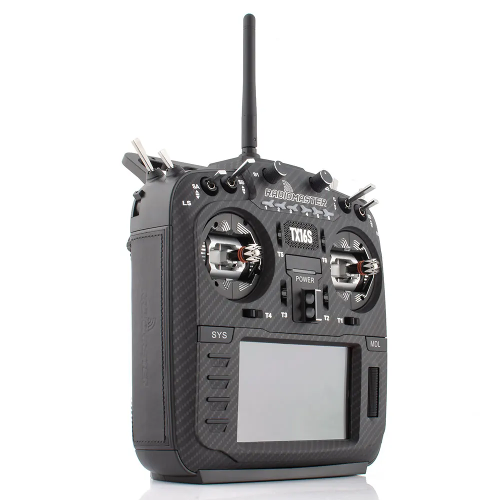 RadioMaster 원격 제어 송신기, TX16S MKII MAX ELRS/4IN1, AG01 전체 CNC 홀 짐벌 포함