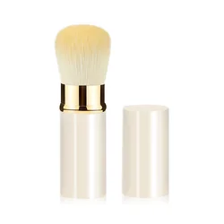 Retractable Powder Foundation Blending Brush (White)