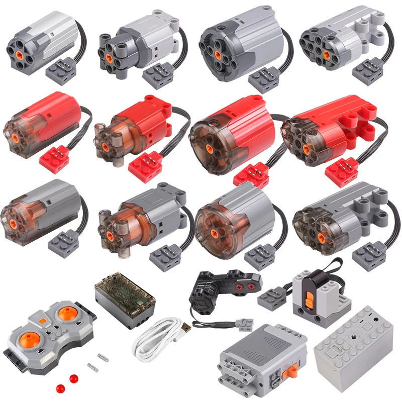 Wedo2-0-Motor-EV3-High-Speed-MOC-Servo-Train-Power-Functions-Set-2-Pin ...