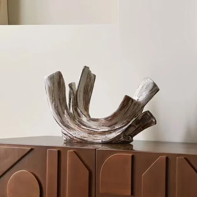 Figurines modernes d'intérieur élégantes, ornements de pièce, Sculptures et Figurines pour chambre à coucher, accessoires de décoration de salon 1
