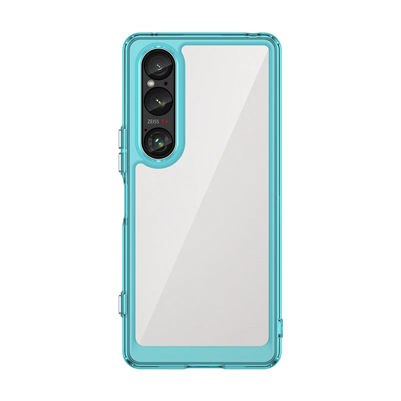 Clear Protective Case with Hard PC Back & Soft TPU Bumper