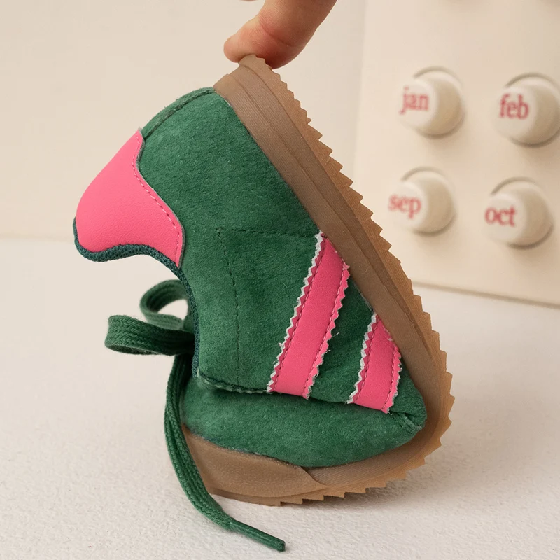 Spring Autumn Children Casual Shoes Boys Girls Quality Geunine Pig Leather Shoes Baby Soft Walking sports shoes kids sneakers kids shoes kids sports shoes