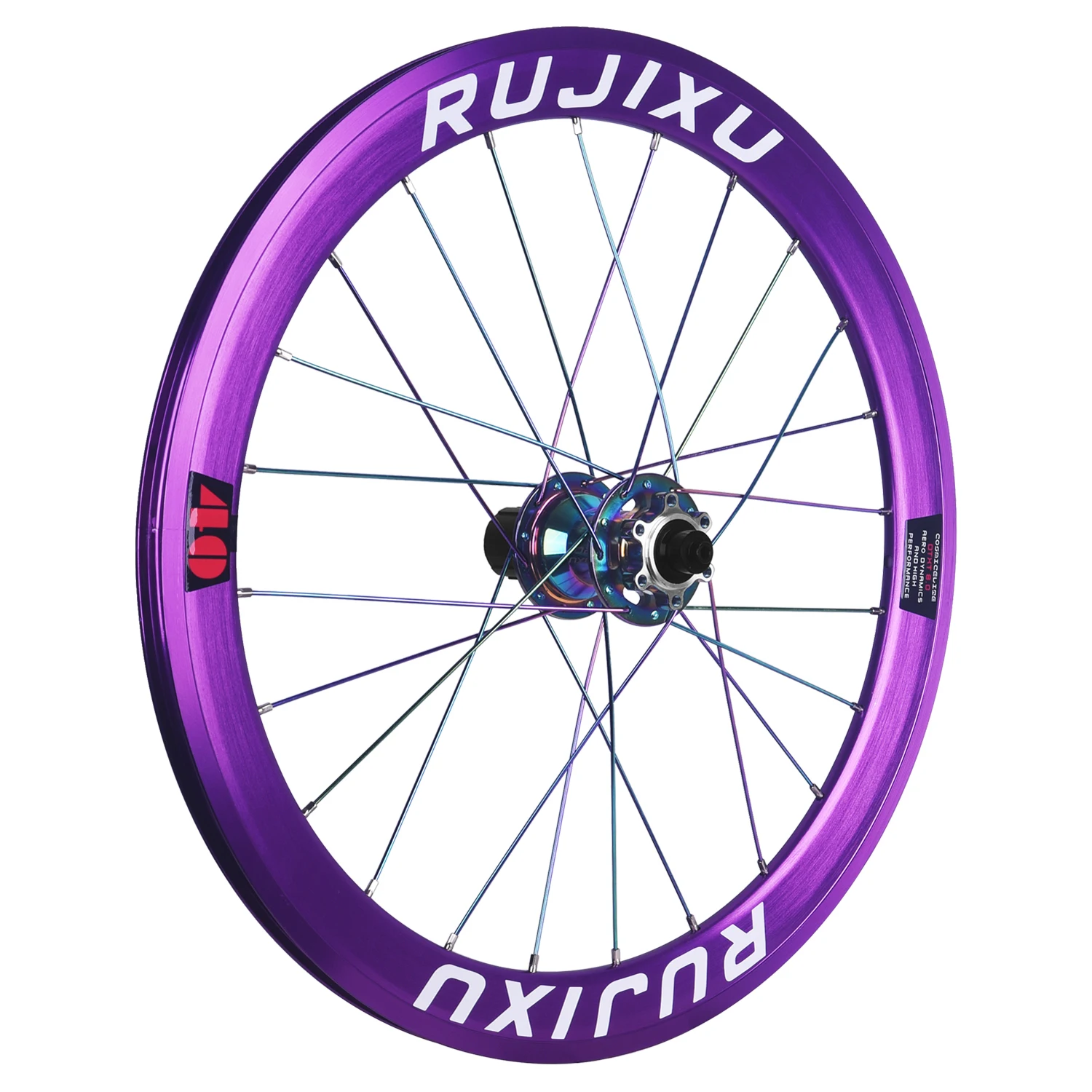 Description Picture 6 of itemFolding Bicycle Wheelset, Disc Brake Rim, Aluminum Alloy, 5 Bearings, 7-2Speed, 40mm, 406/451 Bike Wheel Set, 20in