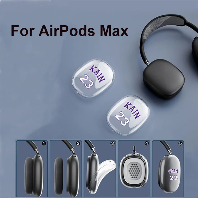 Étui Compatible avec Airpods Max,Protection en Silicone Coque pour Airpods  Max,Accessoires de Protection Case pour Apple AirPods Max(Blanc)