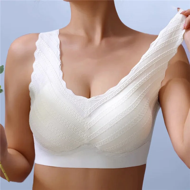

New Sexy Wireless Seamless Bras For Women Top Plus Size Wireless Bras Large Size Bralette Woman Brasier Sports Bra Without Frame