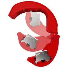 

Red Portable Pipe Cutter 20-50mm Pipe Hose Plastic PVC PU PP PE Tube Pipe Wire and Cable Cutter Cutting Tool With Blades