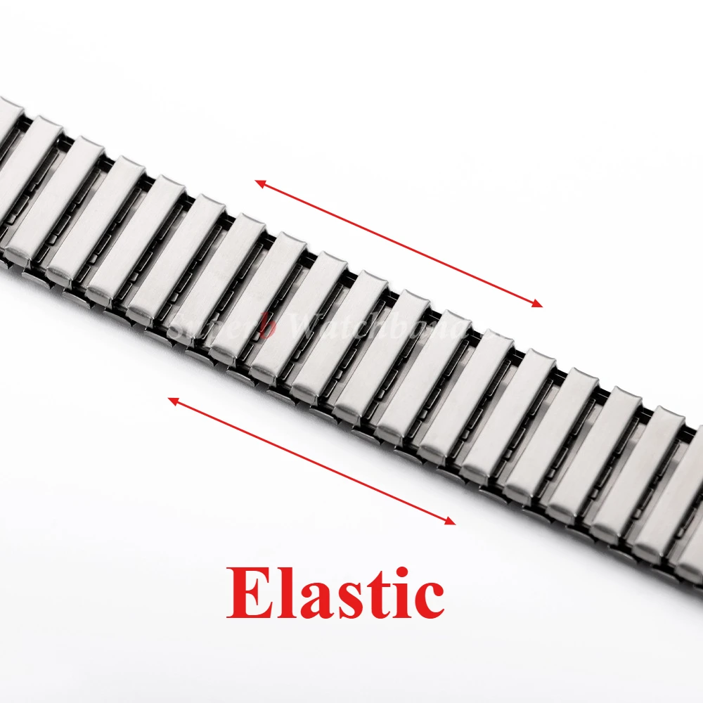 Elastic Metal Stretch Expansion Watch Band - Stainless Steel Bracelet Accessories