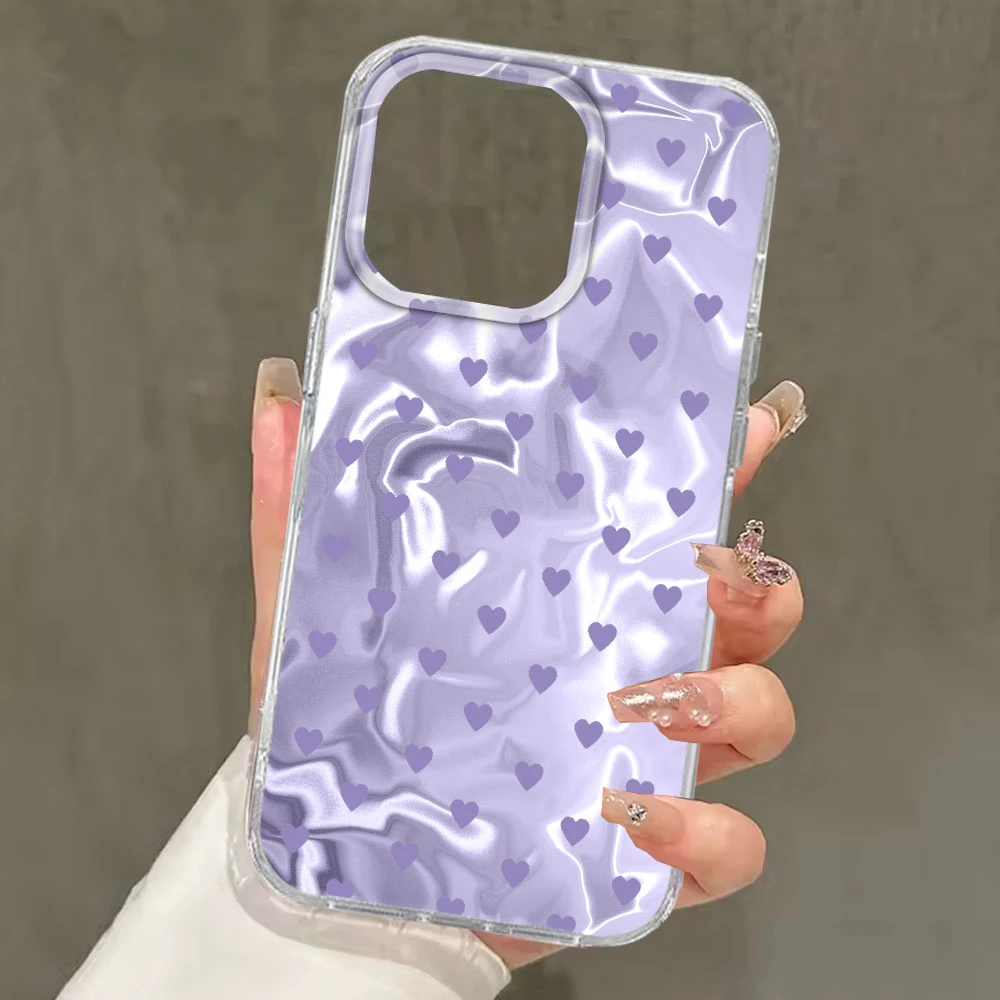 Colorful Love Heart Luxury Phone Case