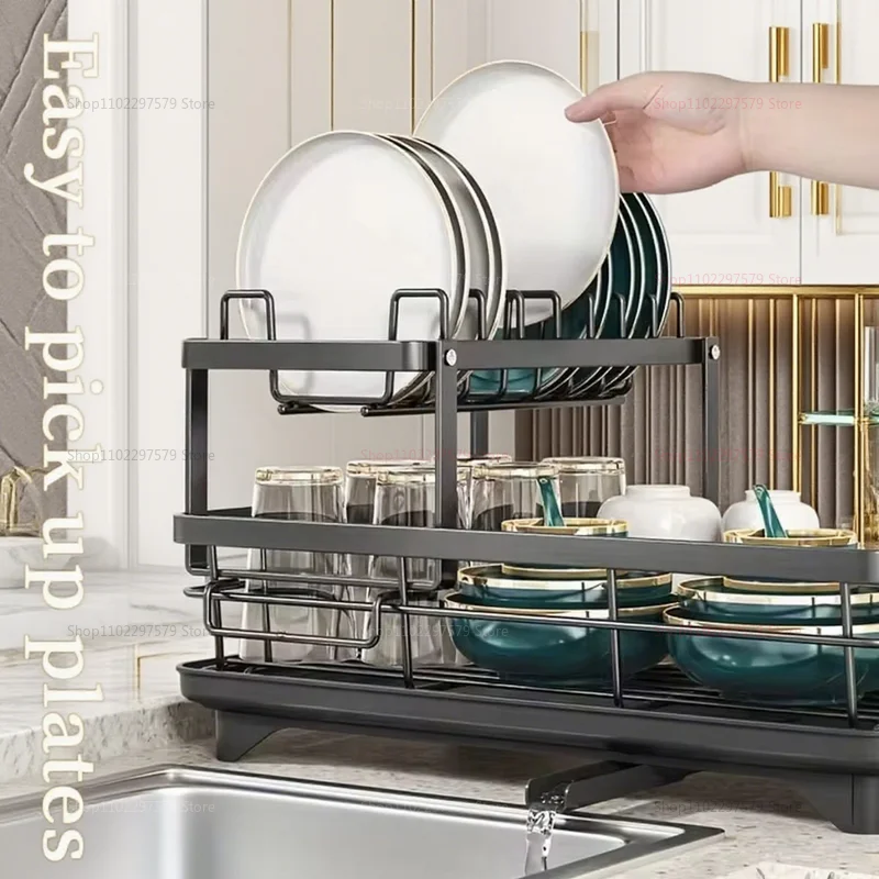 Double-Layer Kitchen Storage Rack 2
