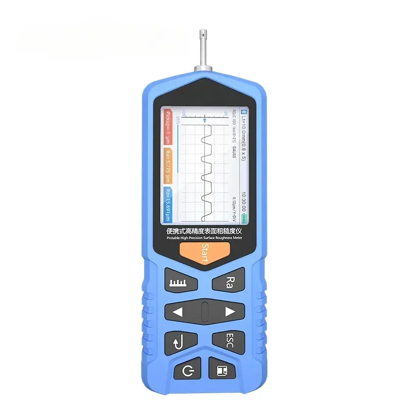 OLED Digital Display Surface Roughness Tester 0.001um Precise Data Connect PC Printer Factory Lab Surface Roughness Gauge Tools