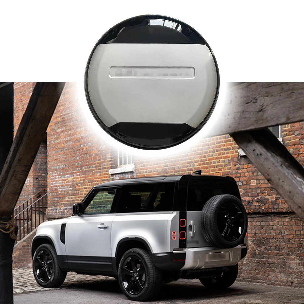 

Чехол для запасной шины серии Silver, подходит для Land Rover Defender 110 90 130 2020-2024, защитный чехол для запасной шины из АБС-пластика