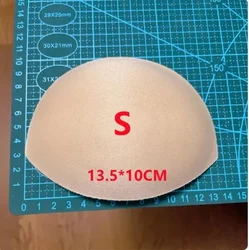 Breathable Large Size Soft Chest Pads - 4 - Pack for Summer Dresses & Swimsuits (Skin S)