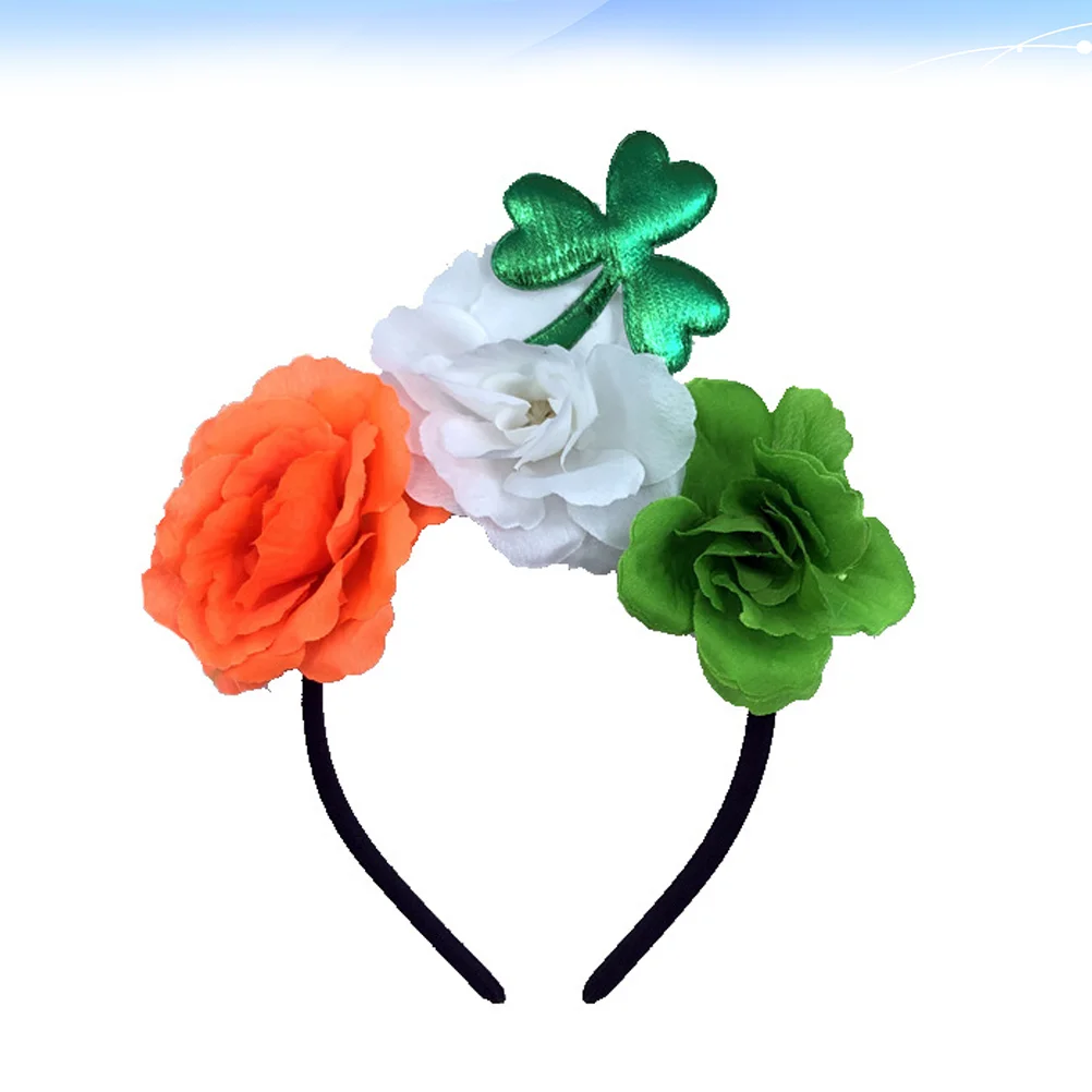 

Hair for Festival St Patrick Day Hoops Decor Decorate Rose Accessories Miss Dreses