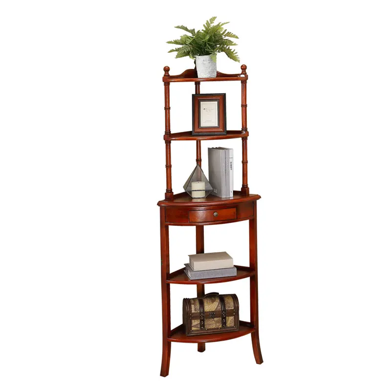 

Triangle Cabinet Corner Bookshelf Storage Rack Turn Corner Sundries Rack Corner Storage Rack