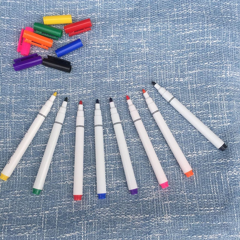 Permanent Marker Pen Paint Marker Pen Markers Pen Permanent Markers Art Marker Pen Art Markers Marker Pens Paint Pen 8 Pcs Textile Marker Fabric Paint Pen Diy Crafts T-shirt Pigment Painting Pen Clothes Textile Marker Fabric Paint