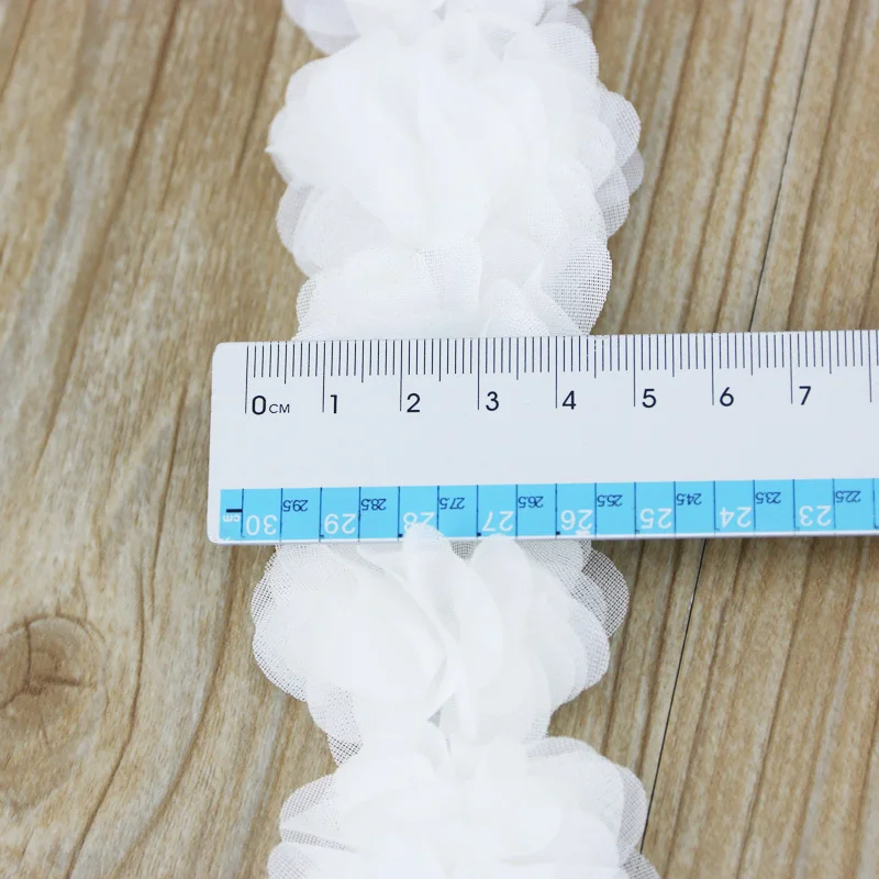 Chiffon Mesh Lace Fabric Webbing Party Decoration Flower Diy Gift Ribbons Crafts Non-woven Fabrics Base