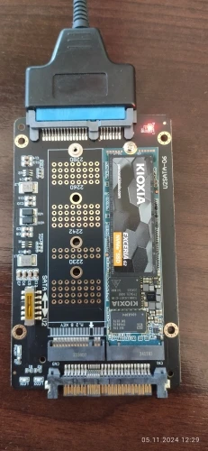 Description Picture 2 of itemM2 SSD Adapter M.2 for NVME M Key to U.2 SFF-8639 M.2 SATA B Key to SATA Converter Board Supports 2230 2242 2260 2280 M2 SSD