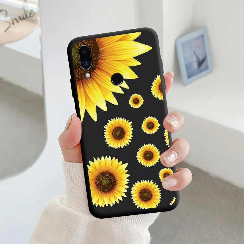 For Meizu note 9 Protective Shell Silicone Soft Shell Phone Case Candy Color Case Fashion Silicone Color Chrysanthemum meizu phone case with stones lock Cases For Meizu